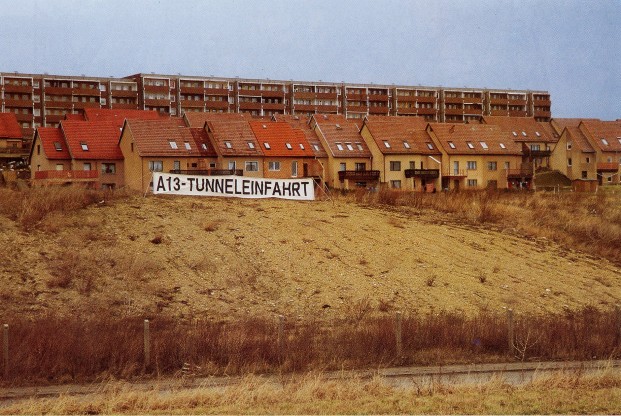 Tglich 70000 Fahrzeuge werden direkt vor diesen Husern an der Kohlenstrae aus dem Tunnel unter Coschtz herauskommen.